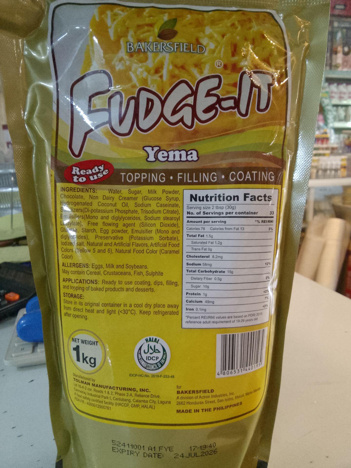 Fudge It Yema 1kg