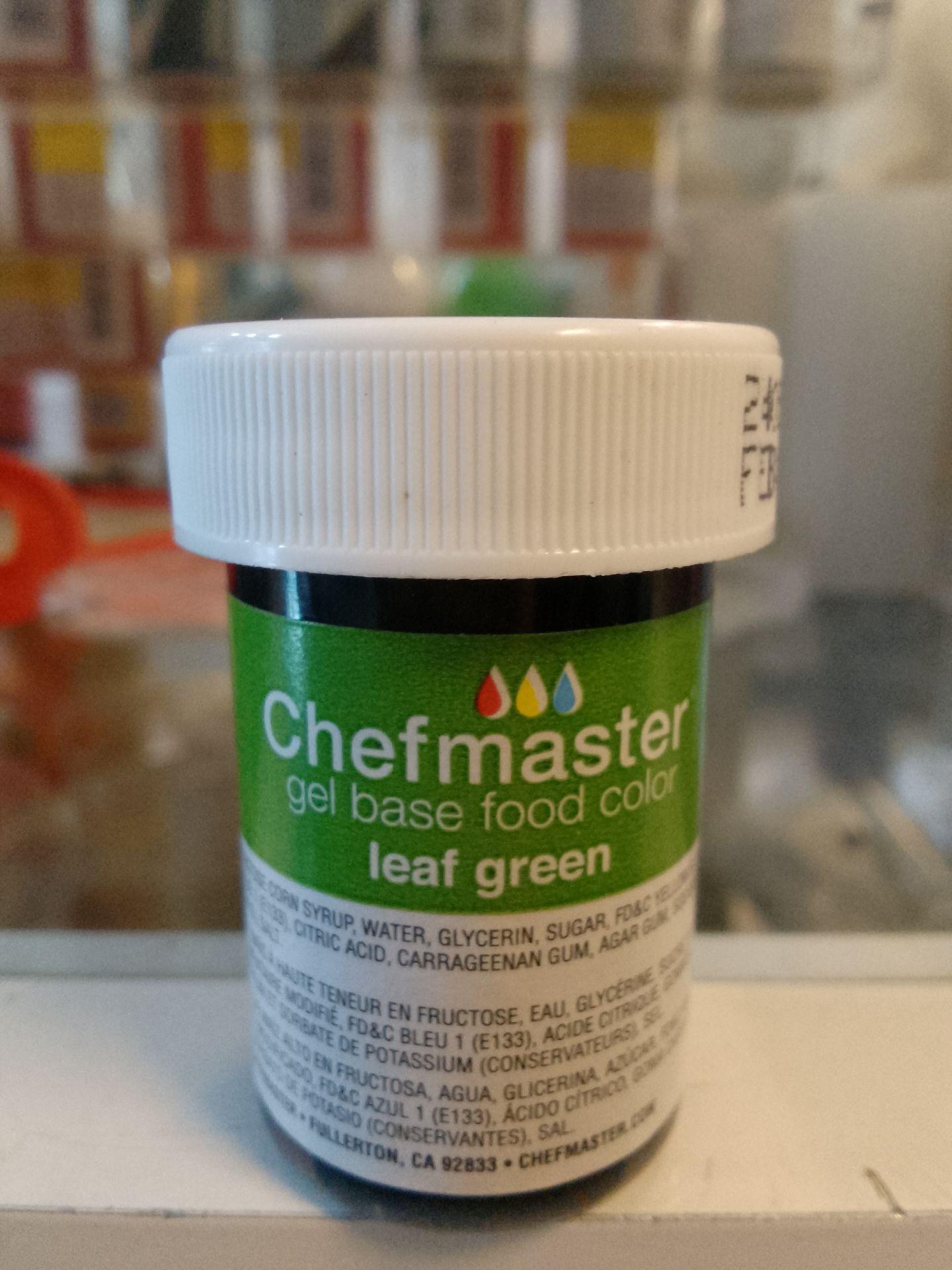 Chefmaster food color gel (leaf green)