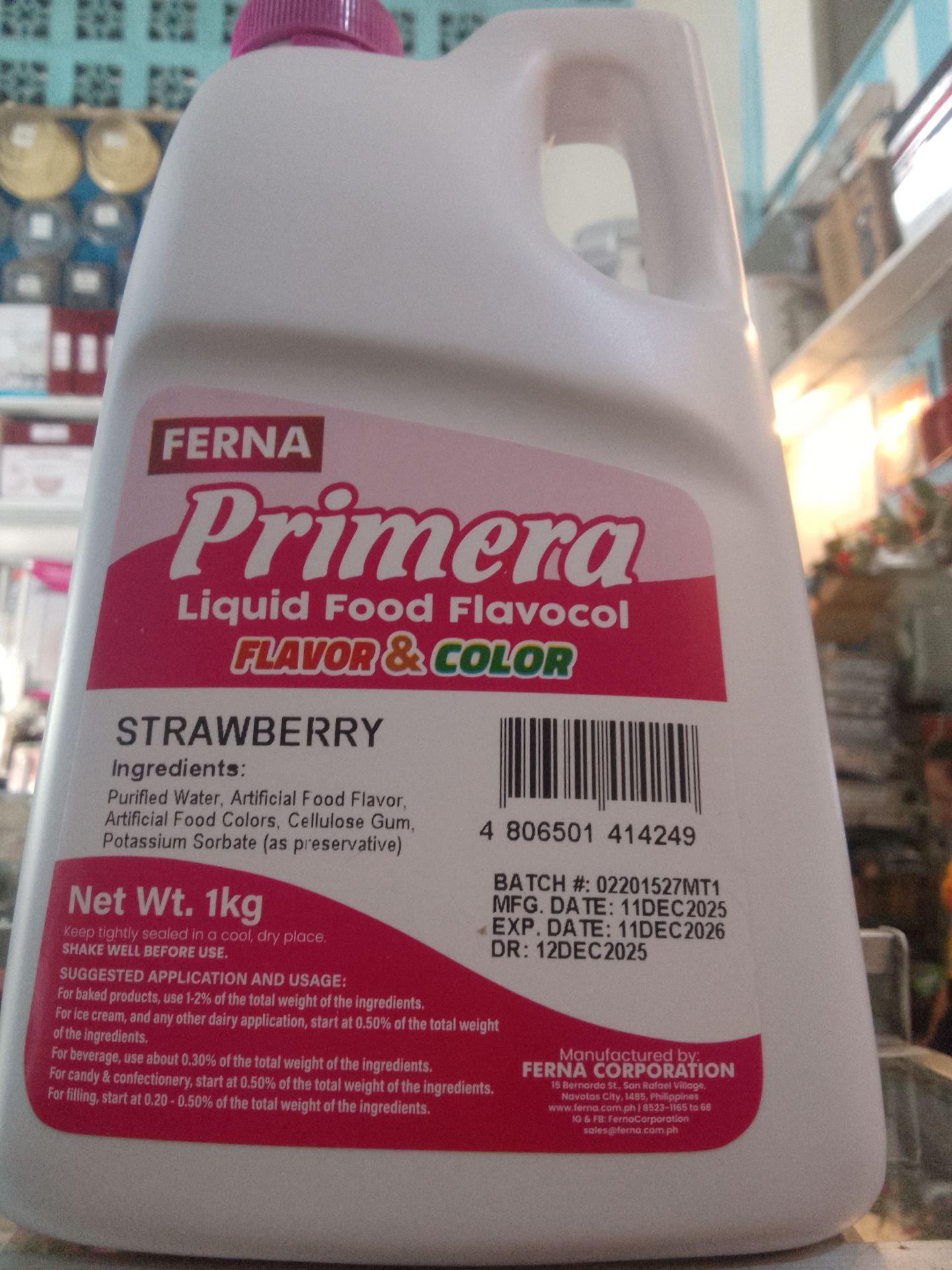 Strawberry Flavocol 1kg