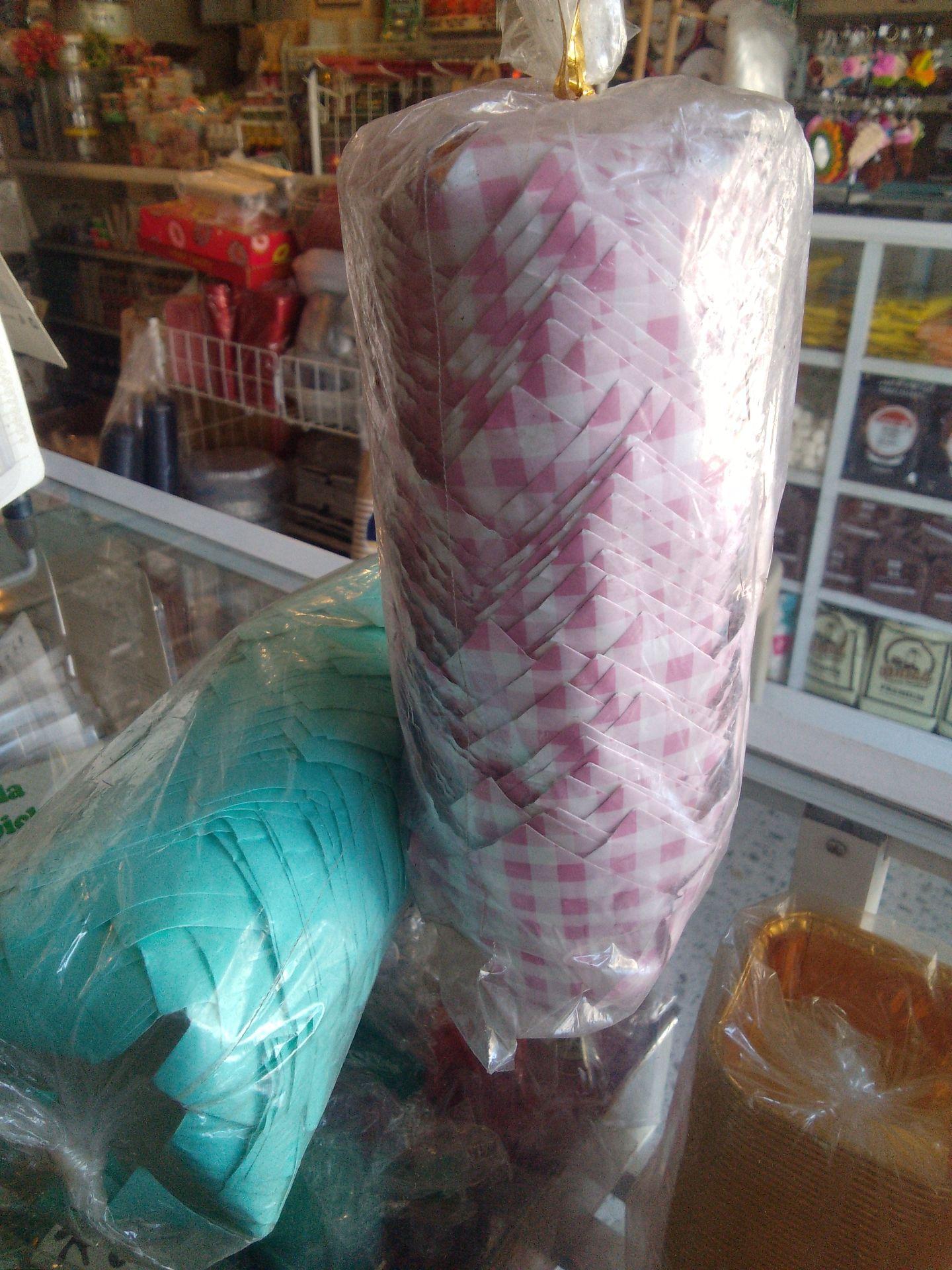 Muffin Liner Tulips( Checkered)